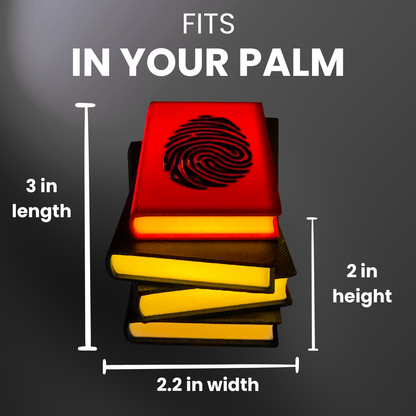 TinyBrights: True Crime, Mystery, & Detective Light Up Book Stack