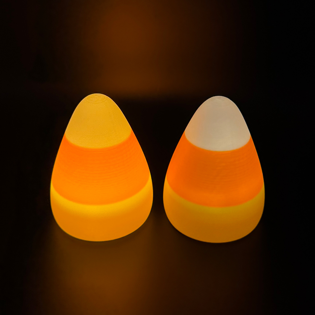 Candy Corn Lights Illuminated