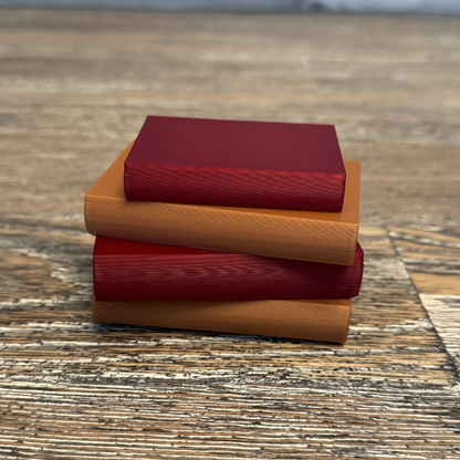 TinyBrights: Classic Vintage Faux Leather Style Light Up Book Stack