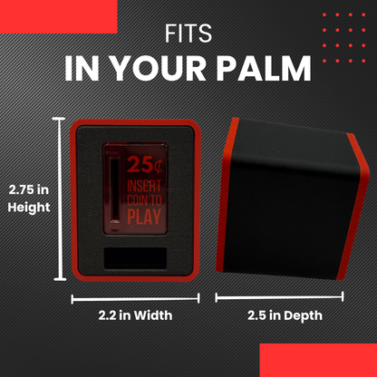 Measurements of the TinyBrights Insert Coin Cube.