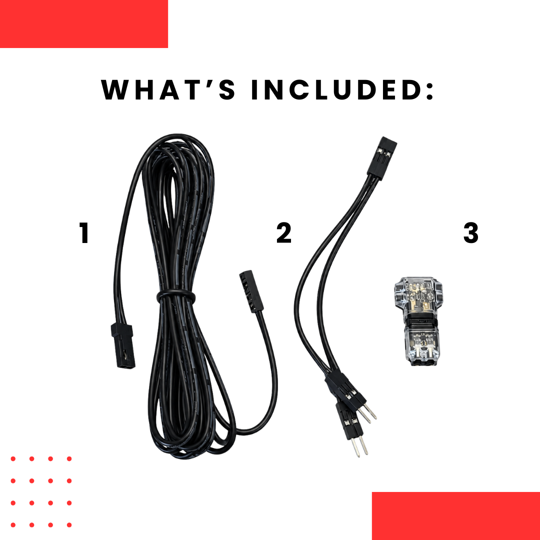 Wired Button Connection Kit - Hardwire Your Insert Coin Cube Gen 2 into Arcades & PCs