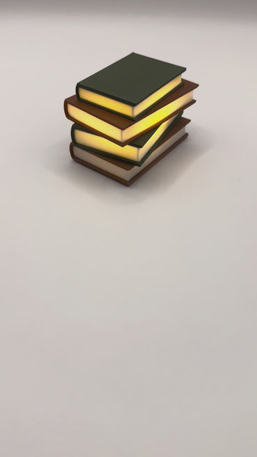 Tiny Brights: Light Up Stack of Books | Cozy Book Nook & Bookshelf Decor