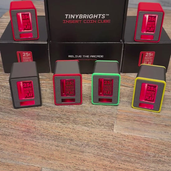 Video explaining the functionality and features of the TinyBrights Insert Coin Cube.