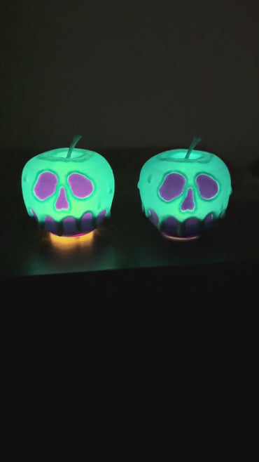 Sparkly Poison Candy Apples flickering and non-flickering.